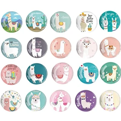 Afbeelding van Canzoon Alpaca Koelkastmagneten Sterke 20Stks 3D Koelkastmagneet 30Mm Koelkast Decoratieve Magneten Kantoormagneten Set Voor Whiteboard Kaart Woondecoratie Arts Ambachten