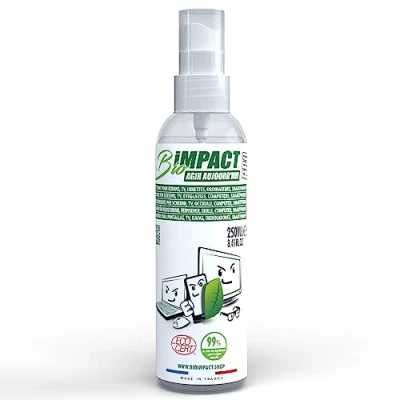 Afbeelding van Reinigingsspray voor schermen 250 ml, biologisch reinigingsmiddel, Ecocert ecologisch gecertificeerd