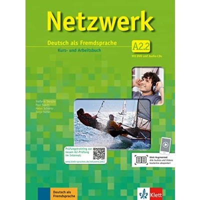 Afbeelding van Netzwerk A2 in Teilbänden 2 Kurs und Arbeitsbuch +2 Audio CDs + DVD