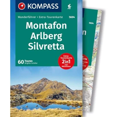 Afbeelding van KOMPASS Wanderführer Montafon, Arlberg, Silvretta, 60 Touren mit Extra Tourenkarte: GPS Daten zum Download: 5604