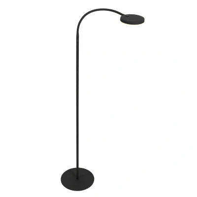 Afbeelding van Mexlite Platu vloerlamp zwart kunststof 165 cm hoog