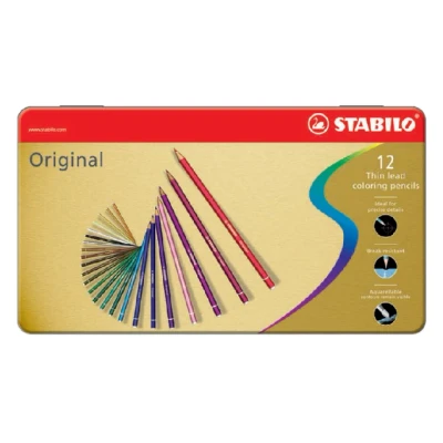 Afbeelding van Kleurpotloden STABILO 8873 Original assorti blik à 12 stuks