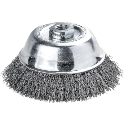 Afbeelding van Lessmann Potborstel schroefdraad d.100 mm draaddikte 0,35 staal 9.000 omw/min 1 stuk 426177