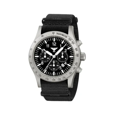 Afbeelding van KHS KHS.PLASSC.NB Polshorloge Heren Solar PLATOON Steel Chronograph