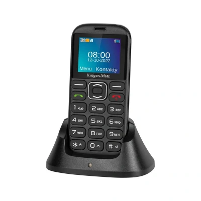 Afbeelding van Kruger &amp; Matz KM0921 4,5 cm (1,77&quot;) 72g Zwart, seniorentelefoon