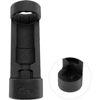 Afbeelding van ZKTOOL Veerpoot moer socket gereedschap (21mm/12PT) VM #: 3353, 1/2&quot; DR. x 21mm, 12PT