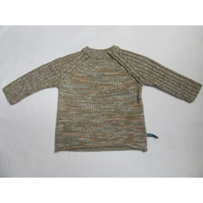 Afbeelding van petit bateau , trui gebreid jongens camel /kaki 6 maand 67