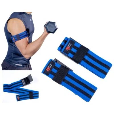 Afbeelding van MuscleForge® BFR banden, Occlusie trainingsbanden voor het trainen van bloedbeperkingen, bodybuilding en gewichtheffen, banden de beenrevalidatie (20 56 cm)
