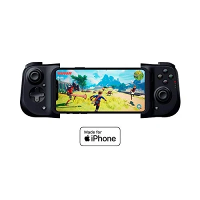 Afbeelding van Razer Kishi voor iPhone Smartphone Gaming Controller (USB C verbinding, ergonomisch ontwerp, individuele pasvorm, analoge stick, ultralage latentie) Zwart