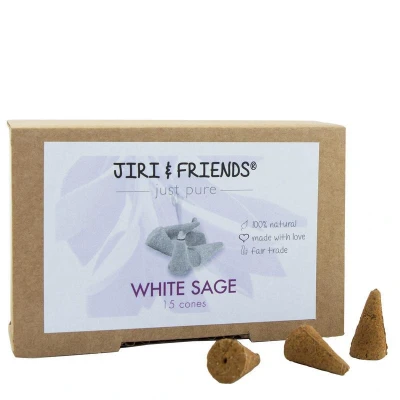 Afbeelding van Jiri &amp; Friends Cones witte salie 1 stuks