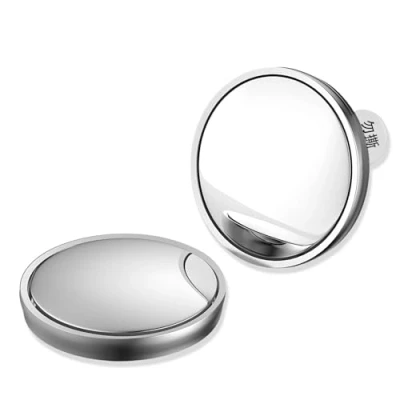 Afbeelding van RYHHH 2 Stuks Blind Spot Spiegel,360 Graden Rotatie Verstelbare Groothoekspiegel,Echt Glas Dodehoekspiegel Auto, Convexe Spiegel, Extra Achteruitkijkspiegel Voor Alle Soorten Voertuigen,zilverkleurig