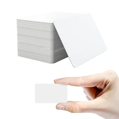 Afbeelding van 100 stuks NFC kaarten herschrijfbare tags 215 kaart, Mini die direct sociale media delen, perfect werken met TagMo Amiibo en alle compatibele apparaten (grootte: 1,97 x 1,18 inch)