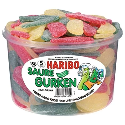 Afbeelding van Haribo Zure Bommen 150 stuks