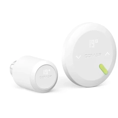 Afbeelding van COMAP Smart Home L151015001 thermostaat, programmeerbaar, elektrische verwarming (driverkabel), QTW12 EW CO EU L151015001, wit, 105 x 25 mm