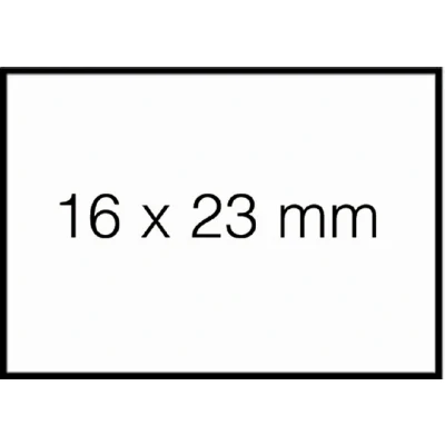 Afbeelding van Prijsetiket 16x23mm Sato Duo 20 permanent wit