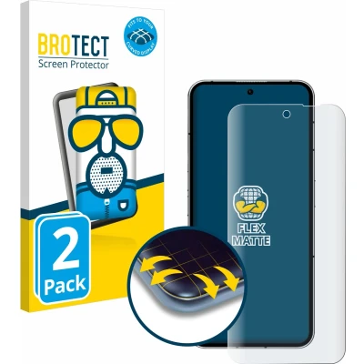 Afbeelding van BROTECT Screenprotector voor Nothing Phone (2) Folie Beschermfolie matte volledig dekking (2 Stuks)