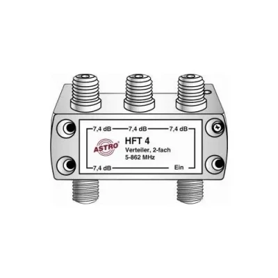 Afbeelding van Astro Aftakelement 4 voudig HFT4 voor F connector