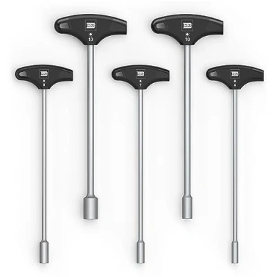 Afbeelding van INBUS® 73400 T Handvat Dopsleutel Set 5st, 613mm, met HybridTouch — Made in Germany