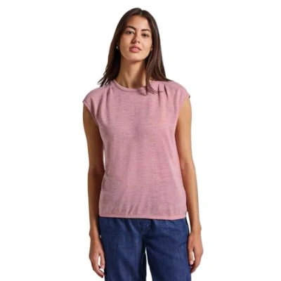 Afbeelding van Street One LOOK Tshirt basic, Dames, Maat: 34, Rosa
