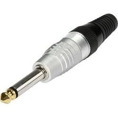 Afbeelding van Hicon HI J63M Jackplug 6.35 mm Stekker, recht Aantal polen: 2 Mono Zilver 1 stuk(s)