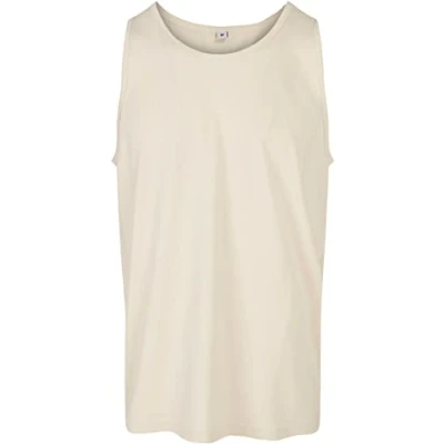 Afbeelding van Herentanktop &#039;Basic&#039; met ronde hals Sand M