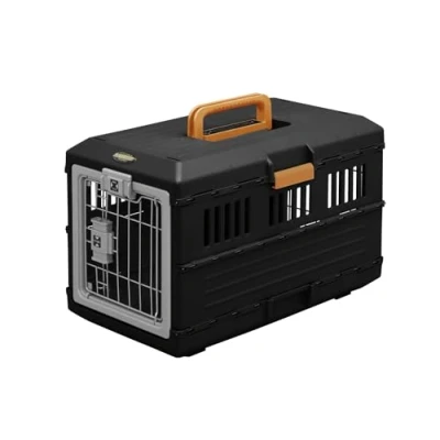 Afbeelding van Iris Ohyama Reismand Huisdier FC 550 tot 12 kg Zwart/Oranje Inklapbaar