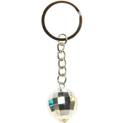 Afbeelding van Lg imports Sleutelhanger Discobal 2 Cm Zilver