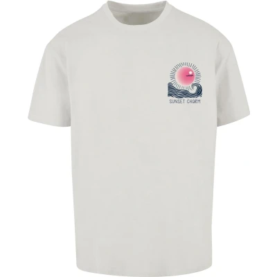 Afbeelding van Merchcode Sunset Charm Tshirt print, Heren, Maat: 5XL, Lightasphalt