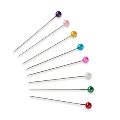 Afbeelding van Prym Pearl Head Pins 0.58 x 40 mm Assorted Colours Plastic Box, Alloy Steel, Multi, 0,58mm