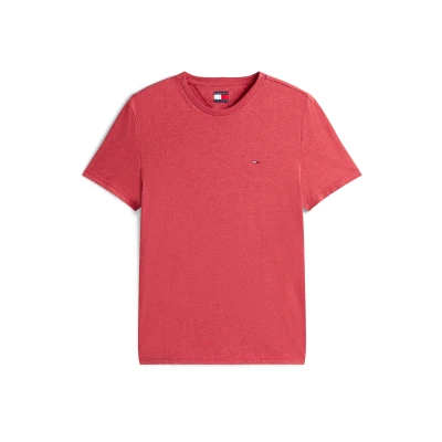 Afbeelding van Tommy Jeans Jaspe SLIM TEE Tshirt basic, Heren, Maat: 44, Sapphire red