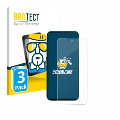 Afbeelding van BROTECT Screenprotector voor Fairphone 6 Folie Beschermfolie Beschermglas transparant (3 Stuks)