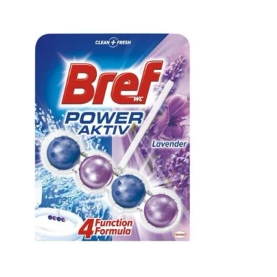 Afbeelding van 10er Pack Bref WC hanger Power Active Lavendel 50g