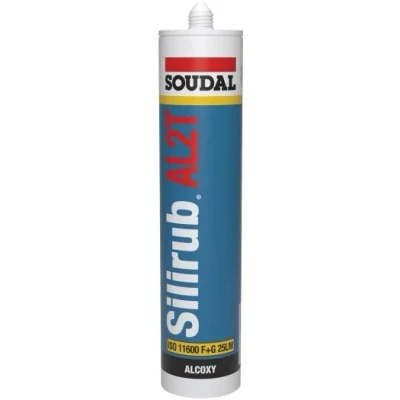 Afbeelding van Soudal Silirub AL2T Alcoxy Siliconenkit Wit 300 ml 120648