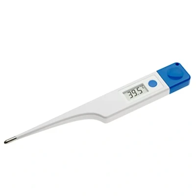 Afbeelding van TFA Dostmann Digitale veterinaire thermometer VET, 15.2022, geschikt voor paarden/rundvee/honden/katten, waterdicht, eenvoudige reiniging, lichaamstemperatuur van dieren, wit