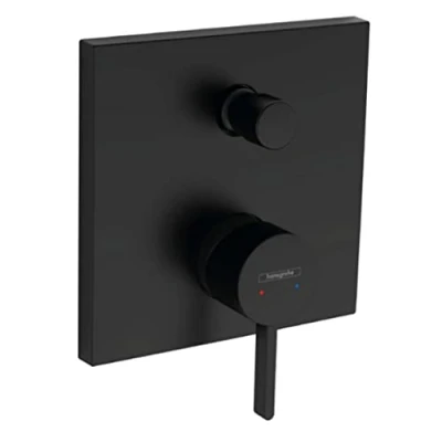 Afbeelding van Afbouwdeel Badmengkraan Inbouw Finoris HansGrohe Eengreeps Mat Zwart