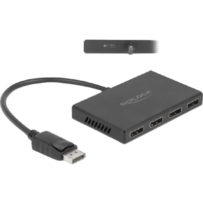 Afbeelding van Delock DisplayPort 1.4 Splitter 1 x in zu 4