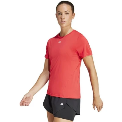Afbeelding van adidas Performance Designed Sport Tshirt, Dames, Maat: Small, Pure ruby