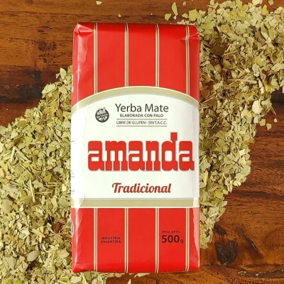 Afbeelding van Yerba Mate Amanda Tradicional Elaborada 500g