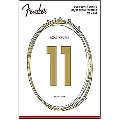 Afbeelding van Fender A Git. snaren 880CL 11 52 80/20 Coated Akoestische gitaarsnaren