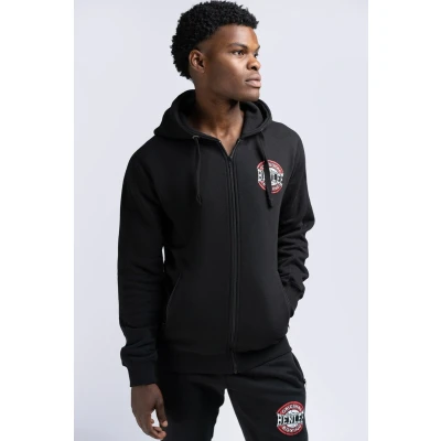 Afbeelding van Benlee Kings Sweater met rits, Heren, Maat: 3XL, Black