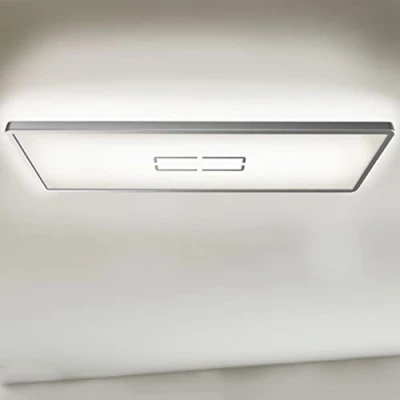 Afbeelding van BRILONER Leuchten LED plafondlamp, plafondlamp met achtergrondverlichtingseffect, 22 watt, 2.700 lumen, 4.000 Kelvin, wit zilver, 580x200x29mm (LxBxH), 3394 014