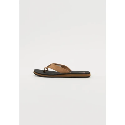 Afbeelding van Reef THE Groundswell Pantoffels, Heren, Maat: 43, Black/tan Veloursleer