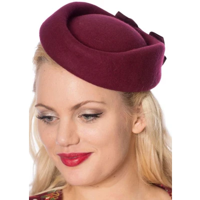 Afbeelding van Dancing Days OLIVIA Hoed Bordeaux rood