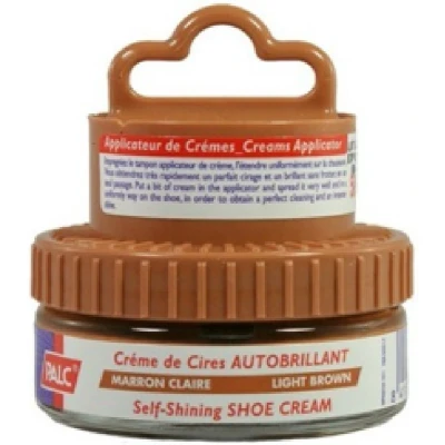 Afbeelding van Palc zelfsmeer Zelfglans Schoensmeer Schoencreme Schoenpoets Schoenverf 50ml Lichtbruin