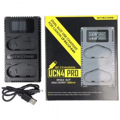 Afbeelding van Nitecore UCN4 PRO voor Canon camera&#039;s
