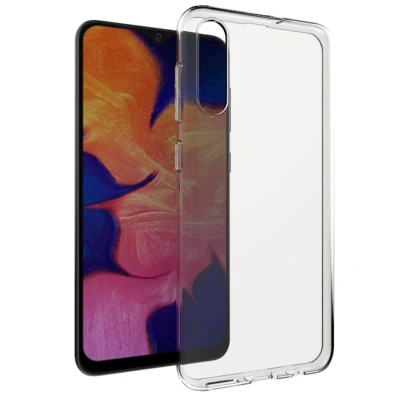 Afbeelding van Samsung Galaxy A50 Hoesje Siliconen en TPU (zacht) Accezz Softcase/Backcover Transparant Telefoonhoesje