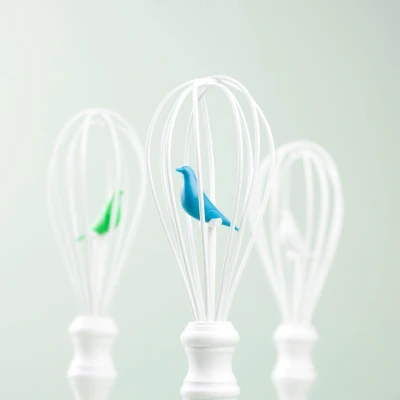Afbeelding van Bird Whisk Blue van Luf Design