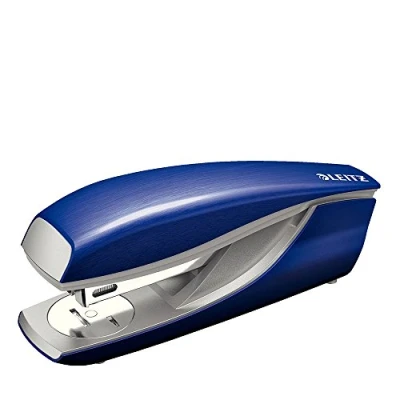 Afbeelding van Leitz nietmachine NeXXt Style, metaal, 30 vellen, blisterverpakking titanium blauw