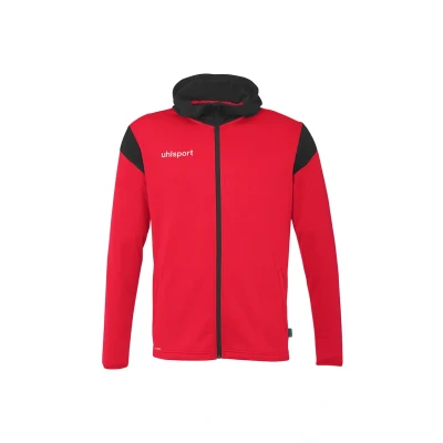Afbeelding van Uhlsport Squad 27 Jas Met Kap Heren Rood / Zwart Maat: M