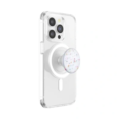 Afbeelding van PopSockets: PopGrip voor MagSafe Uitbreidende telefoonstandaard en grip met verwisselbare bovenkant smartphones hoesjes, inclusief adapterring, compatibel draadloos opladen Circus